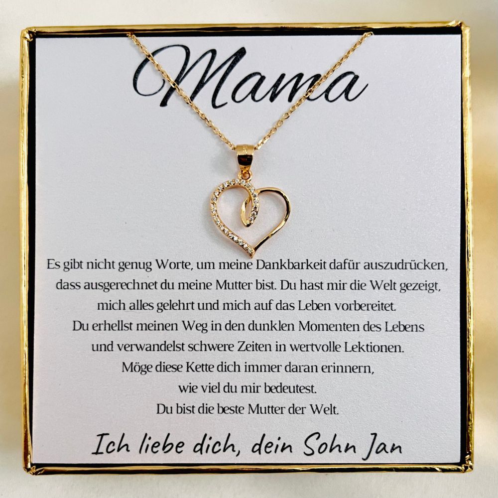 Für die Mama vom Sohn „Herzchen mit Zirkonia“ – Limitierte Edition