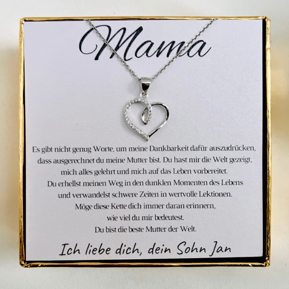 Für die Mama vom Sohn „Herzchen mit Zirkonia“ – Limitierte Edition