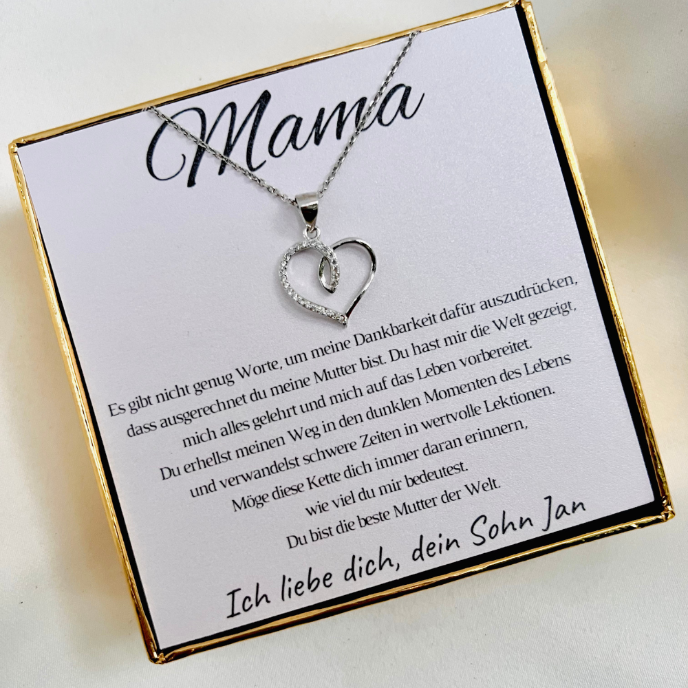 Für die Mama vom Sohn „Herzchen mit Zirkonia“ – Limitierte Edition