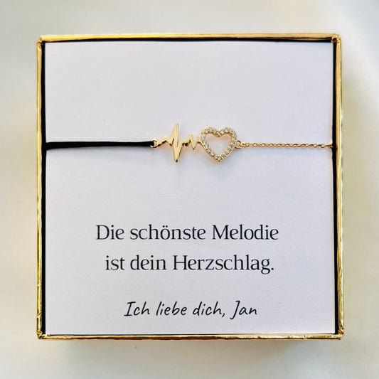 Personalisiertes Armband „Herzschlag“