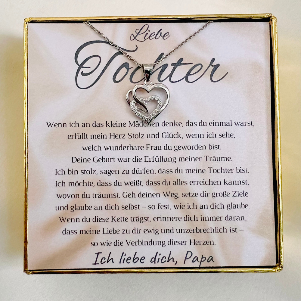 Halskette für die Tochter „Herzen“ / „Erfüllung der Träume“ – Limitierte Edition