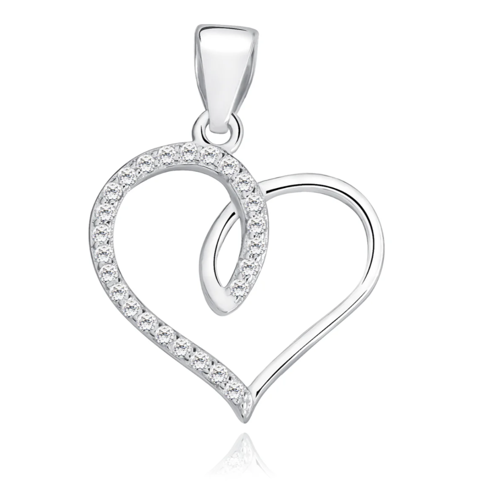 Halskette für die Tochter „Herzchen mit Zirkonia“ // „Ewige Liebe“ – Limitierte Edition