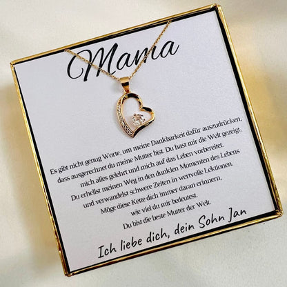 Für die Mama vom Sohn „Herz mit Zirkonia“ – Limitierte Edition