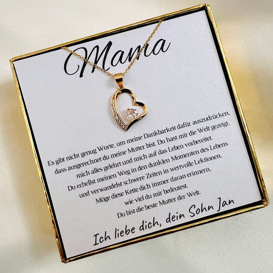 Für die Mama vom Sohn „Herz mit Zirkonia“ – Limitierte Edition