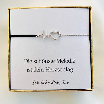 Personalisiertes Armband „Herzschlag“