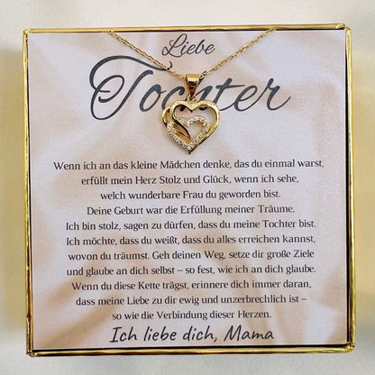 Halskette für die Tochter „Herzen“ / „Erfüllung der Träume“ – Limitierte Edition