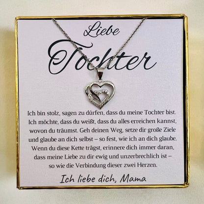 Halskette für die Tochter „Herzen“ / „Ewige Liebe“ – Limitierte Edition