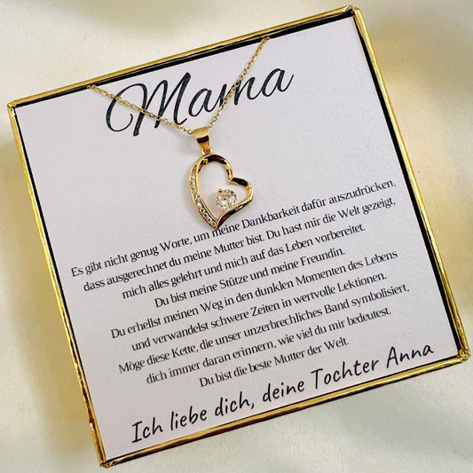 Für die Mama von der Tochter „Herz mit Zirkonia“ – Limitierte Edition