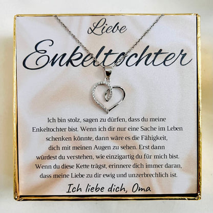 Für die Enkelin „Herzchen mit Zirkonia“