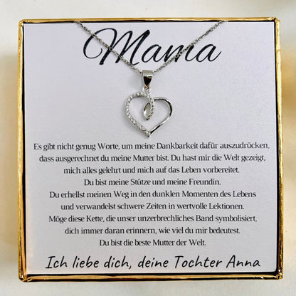 Für die Mama von der Tochter „Herzchen mit Zirkonia“ – Limitierte Edition
