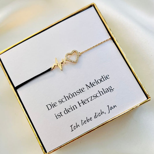 Personalisiertes Armband „Herzschlag“