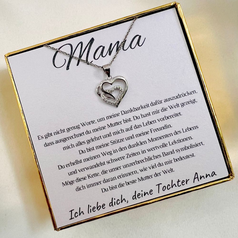 Für die Mama von der Tochter „Herzen“ – Limitierte Edition