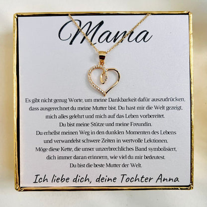 Für die Mama von der Tochter „Herzchen mit Zirkonia“ – Limitierte Edition