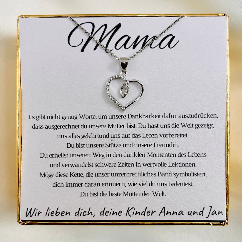 Für die Mama von der Tochter „Herzchen mit Zirkonia“ – Limitierte Edition