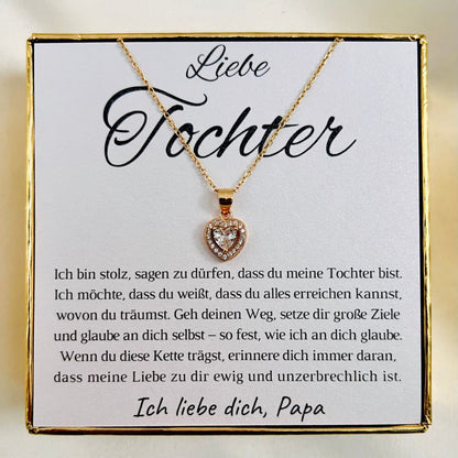 Halskette für Tochter „Königliches Herz“