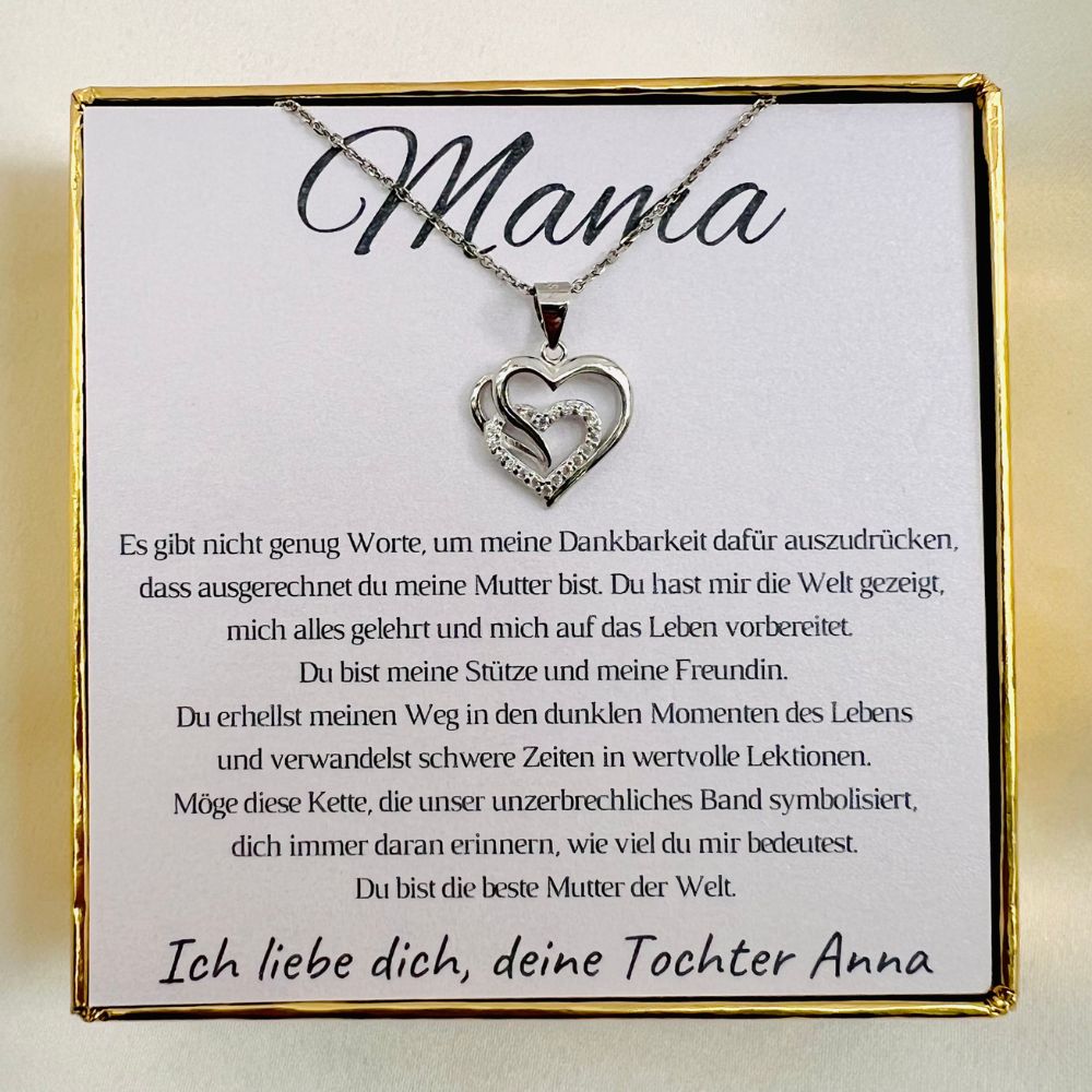 Für die Mama von der Tochter „Herzen“ – Limitierte Edition
